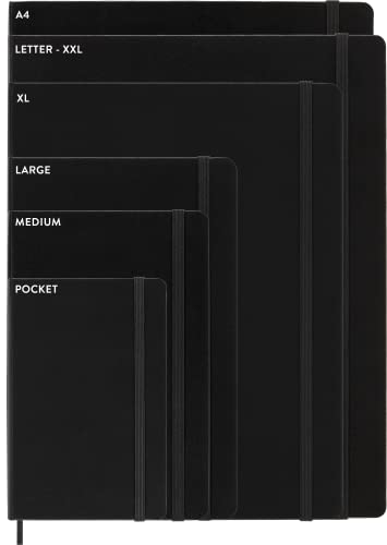 - Moleskine Classic Ruled Paper Notebook | Hard Cover and Elastic Closure Journal -