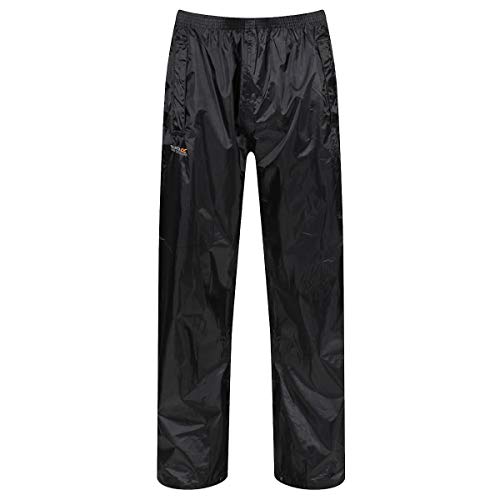 - Regatta Mens Stormbreak | Waterproof Overtrousers | Black -