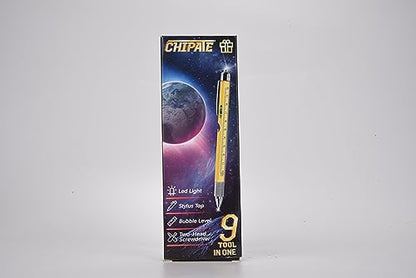 Chipate Gifts for Men, 9 in 1 Multi Tool Pen Mens Gifts, Birthday Gifts for Him, Mens Gifts for Christmas, Gifts for Men Who Have Everything, Stocking Fillers for Men, Gadgets for Men Dad Gifts
