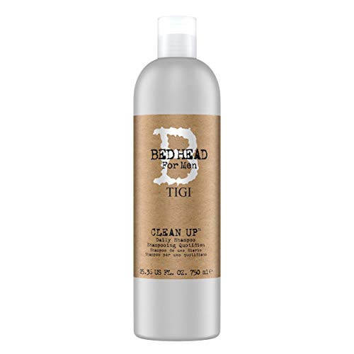 Bed Head for Men by TIGI | Clean Up Shampoo and Conditioner Set | Moisturising And Smoothing Daily Haircare For Healthy Hair and Scalp | Ideal For Normal Hair | 2x750ml