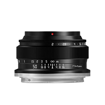 - TTArtisan 50mm F2 Full Frame Manual Camera Lens | Compact Design Light Weight Standard Focal Length Camera Lens for Nikon Z Mount -