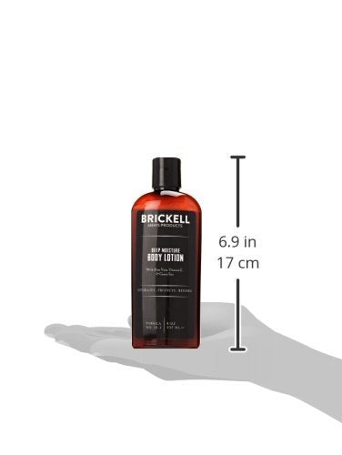 Brickell Men's Deep Moisture Body Lotion for Men, Natural and Organic Protects and Hydrates Dry Skin, 237 ml, Scented…
