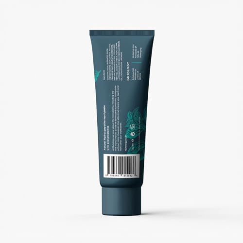 - Gutology Natural Probiotic Toothpaste | 120ml | Fluroide Free Hydroxyapatite Toothpaste -