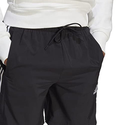 adidas Men's AEROREADY Essentials Shorts, Black/White, L