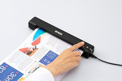 - Epson WorkForce ES-50 Mobile Document Scanner | Black | 10PPM | USB -