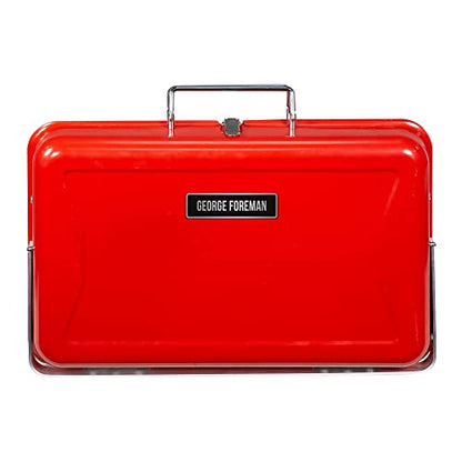 - George Foreman Portable Charcoal BBQ | Portable, Sturdy Foldable Legs -