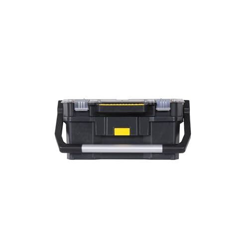 - STANLEY Toolbox Tote | Plus Storage Organiser | Heavy Duty Metal Latch -
