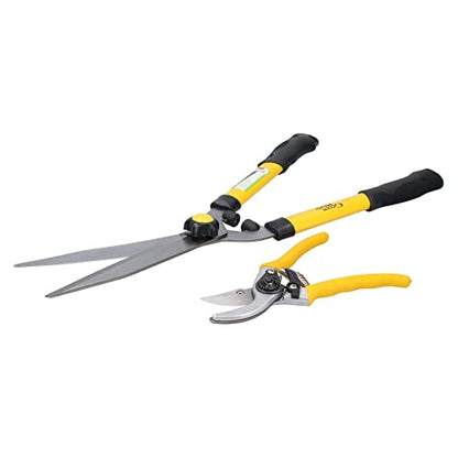 - Heavy Duty Pruning Shears | Hedge Shears Gardening Set | Cutters Trimmers 2pc -