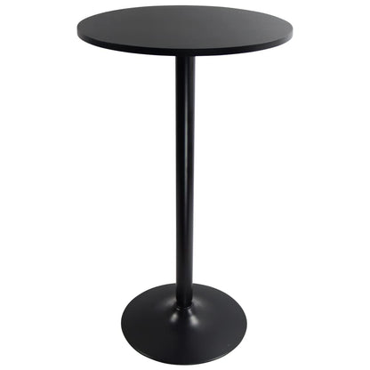 - KKTONER Round Bar Table | 60CM Top for Cocktail Bar | Pub Dining Bistro (106CM H) -