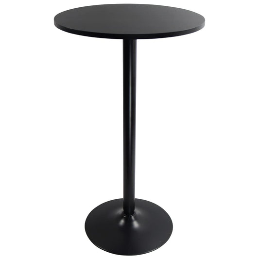 - KKTONER Round Bar Table | 60CM Top for Cocktail Bar | Pub Dining Bistro (106CM H) -