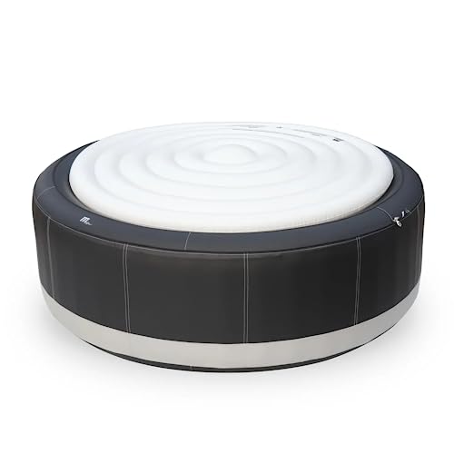 - MSpa Inflatable Hot Tub | Luxury Camaro Premium Series | Bubble Portable | 4 Person Round Spa -