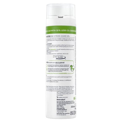 - NIVEA MEN Sensitive One Stroke Shave Gel | 200ml -