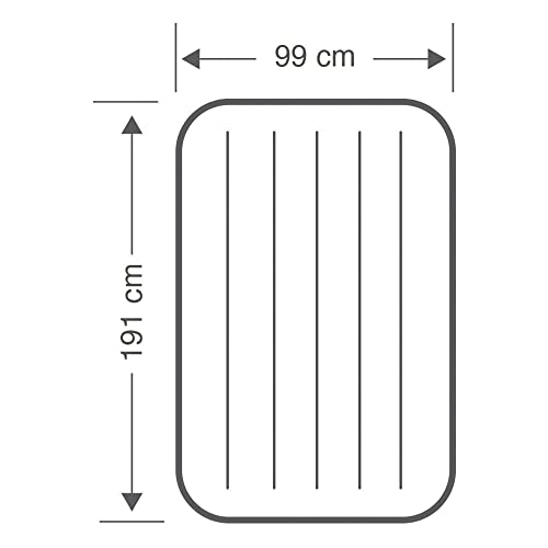 - Intex Dura-Beam Series Single High Airbed -