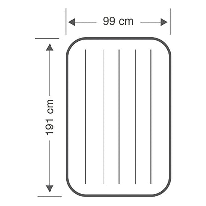 - Intex Dura-Beam Series Single High Airbed -