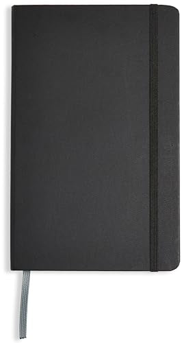 Amazon Basics Classic Notebook, Large, Ruled, Black – Top Dad