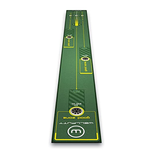 - WELLPUTT - Golf Training Putting Mat - 3m Start 2.0