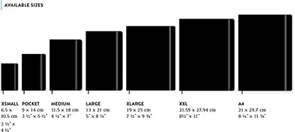 - Moleskine Classic Ruled Paper Notebook | Hard Cover and Elastic Closure Journal -
