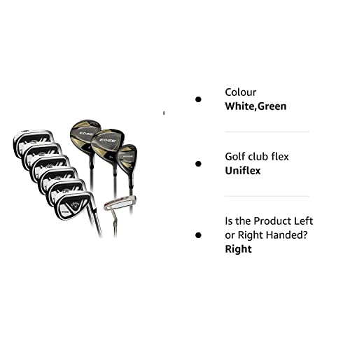 Callaway Unisex's Edge 10 Piece Golf Set-Right Handed, 10525 cm