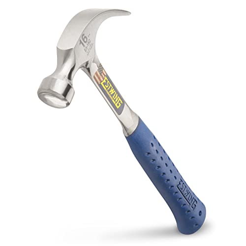- Estwing 16-Ounce Claw Hammer | Nylon Vinyl Cushion Grip Handle -