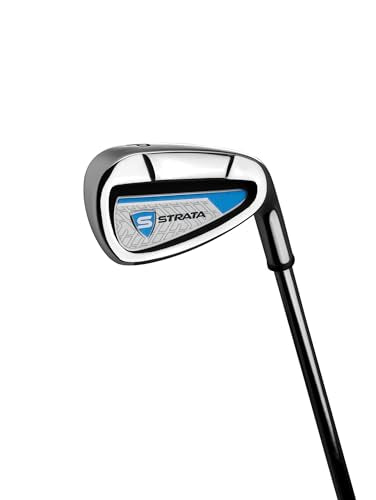 - Strata Men's Right Hand Golf Club Package Set | 12 Piece | Blue -