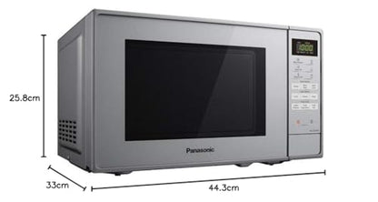 - Panasonic NN-E28JMMBPQ Compact Solo Microwave Oven | Turntable | 800 W | 20 Litres -