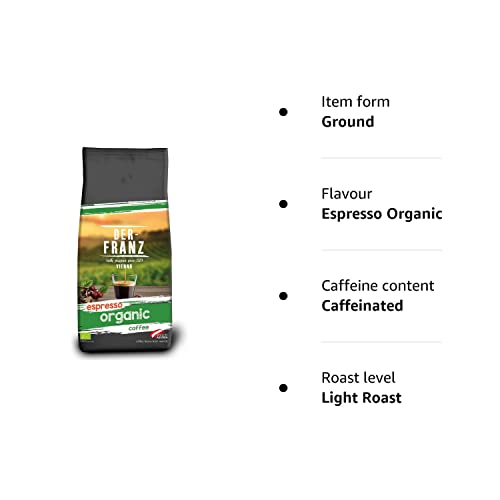 Der-Franz Espresso organic Coffee, whole bean, 1000 g