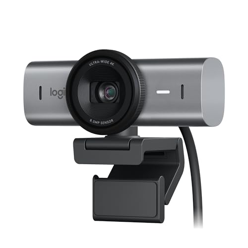 - Logitech MX Brio Ultra HD 4K Collaboration and Streaming Webcam | 1080p at 60 FPS -