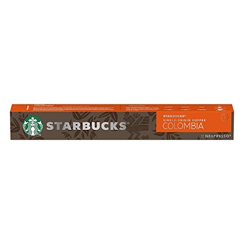 - STARBUCKS Single-Origin Colombia by Nespresso | Medium Roast | Coffee Capsules 8 x 10 (80 Capsules) -