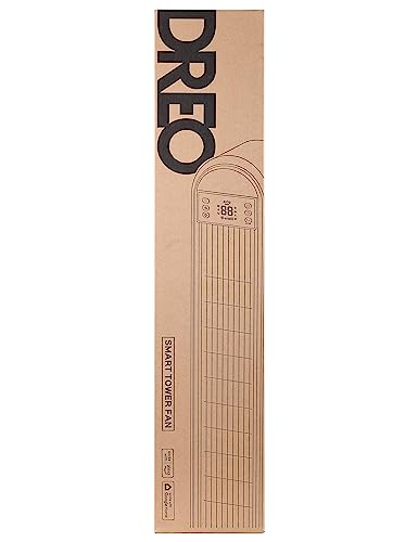 - Dreo 25dB Smart Silent Tower Fan | Upgrated DC 9 Speeds Utral-Quiet Floor Fan | 90° Oscillating Bladeless Cooling Fan | 4 Modes 12H Timer | Remote Control -