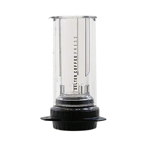 Delter Coffee Press - Coffee Maker 400ml (Transparent/Clear) Filter Espresso Coffee Maker