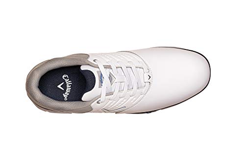 Callaway Men's M574 Chev Mulligan Golf Shoes, White Navy, 9 UK