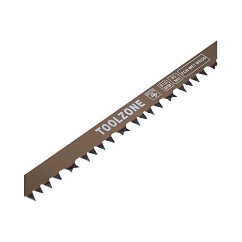 24” Heavy Duty Bow Saw Wood Logs Trees Branches Finger Guard + 6 Blades