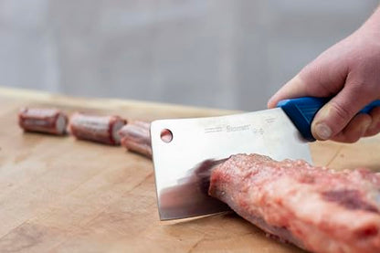 - Starrett Chef's Butcher's Cleaver Knife | BKB509-6 Wide Rectangular 6" (150mm) | Professional Kitchen Knife -