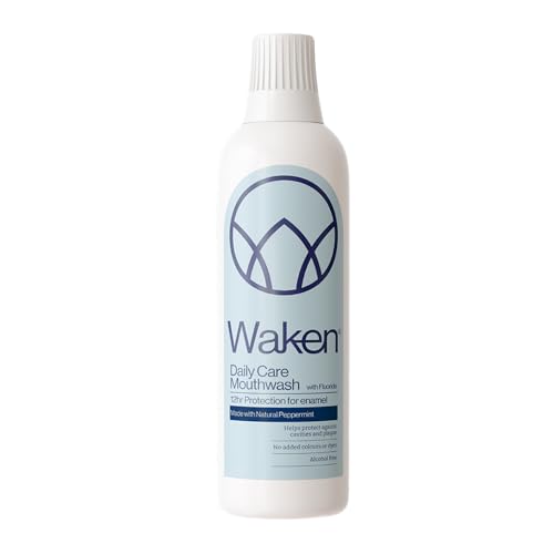 - Waken Pepppermint Mouthwash for Fresh Breath 100 Natural Flavours Alcohol Free