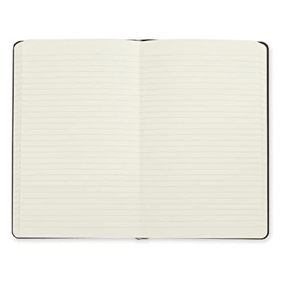 Amazon Basics Classic Notebook, Large, Ruled, Black