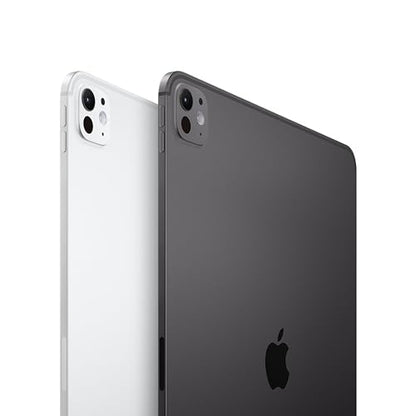 Apple iPad Pro 13-inch (M4): Ultra Retina XDR display, 256GB, Landscape 12MP Front Camera/12MP Back Camera, LiDAR scanner, Wi-Fi 6E, Face ID, All-Day Battery Life, Standard glass - Space Black