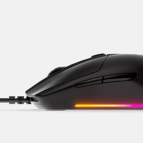 - SteelSeries Rival 3 | Gaming Mouse | 8,500 CPI | TrueMove Core Optical Sensor | 6 Programmable Buttons | Black -