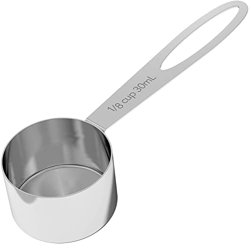 Coffee Gator Coffee Storage - Stainless Steel Tea and Sugar Containers - Canisters w/Date-Tracker, CO2 Valve for Freshness & Scoop - Small, Gray