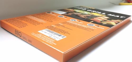 - GQC BBQ Mats | Set of 6 BBQ Grill Mats | Nonstick Reusable Barbecue Baking Mat -