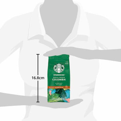 - STARBUCKS Single-Origin Colombia | Medium Roast | Ground Coffee 200g (Pack Of 6) -
