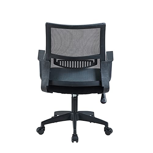 - Requena Office Chair with Armrest | Ergonomic Desk Chair | Black -