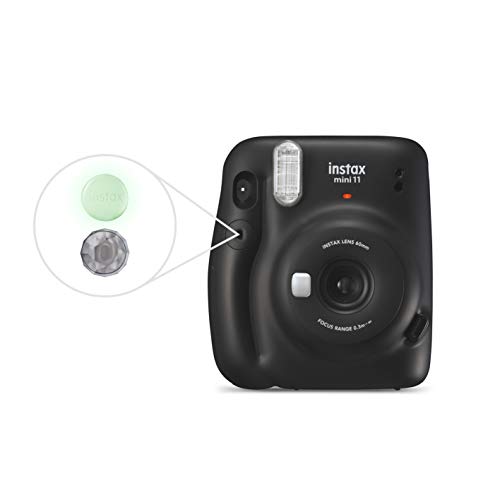 - Instax mini 11 Instant Camera Charcoal Gray | Built in Flash and Selfie Lens -