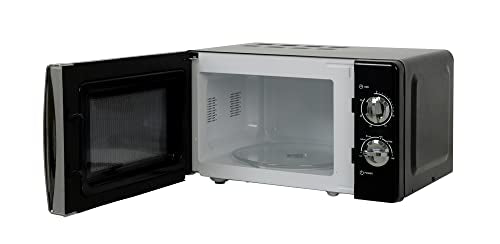 - Russell Hobbs | 17 Litre | 700 W | Black Solo Manual Microwave | 5 Power Levels -