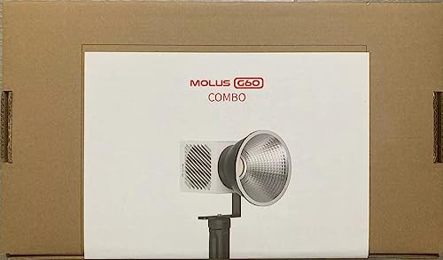 - Zhiyun G60 COMBO LED Video Continuous Lighting Dimmable 2700K-6500K CRI96+ TLCI 97+ Studio Photography Light Supports APP Control with Bowens Mount Adapter