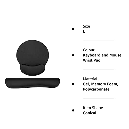 - Keyboard Wrist Support and Mouse Mat | Gel Gaming Keyboard and Mouse Wrist Rest Pad | Comfortable Ergonomic Wrist Support Mat -