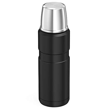 - Thermos 190755 Stainless Steel King Flask | Matt Black | 470 ml -