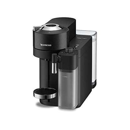 De'Longhi Nespresso Vertuo Lattissima ENV300.B, Automatic Coffee Machine with Automatic Milk Frother, Single-Serve Capsule Coffee Machine, 5 Cup Sizes, 1500W, Matt Black & Glossy