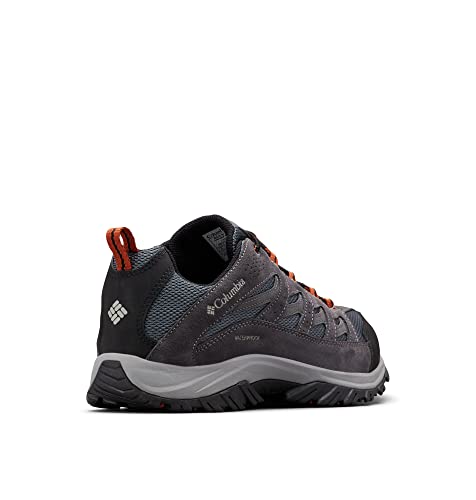 Columbia Men's Crestwood WP waterproof low rise hiking shoes, Grey (Graphite x Dark Adobe), 11 UK