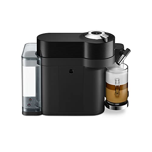 De'Longhi Nespresso Vertuo Lattissima ENV300.B, Automatic Coffee Machine with Automatic Milk Frother, Single-Serve Capsule Coffee Machine, 5 Cup Sizes, 1500W, Matt Black & Glossy