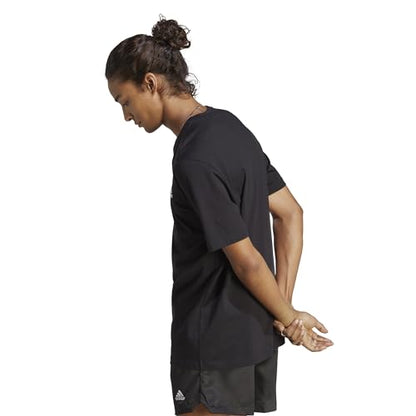 adidas Men's Essentials Single Short Sleeve T-Shirt, Black, S